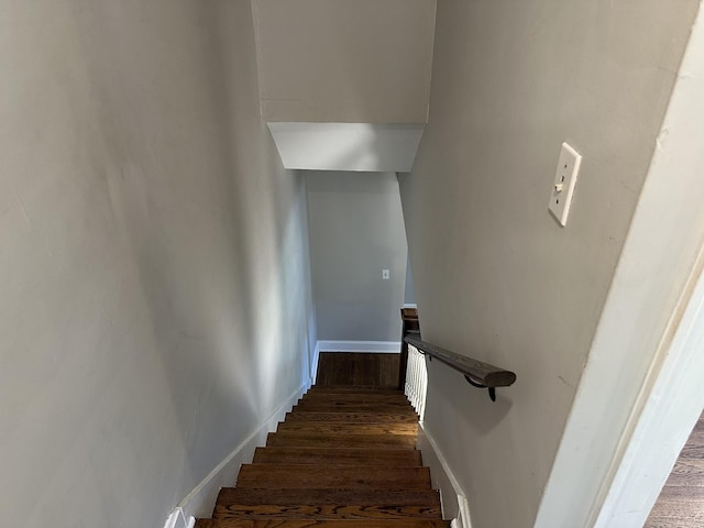 2910 Woodlawn Dr, Nashville, TN 37215 - staircase featuring wood finished floors