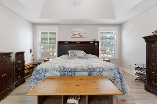 3021 Cambridge Ct, Lewisburg, TN 37091 - bedroom featuring light wood-style floors and vaulted ceiling