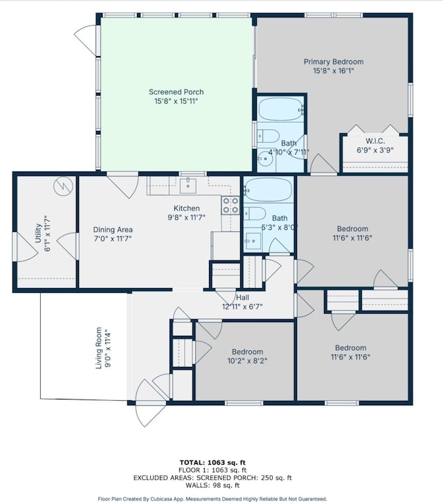 110 Rainbow Cir, Columbia, TN 38401 - property floor plan