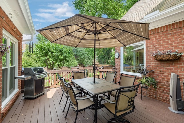 320 Julianna Cir, Franklin, TN 37064 - deck with area for grilling and outdoor dining space