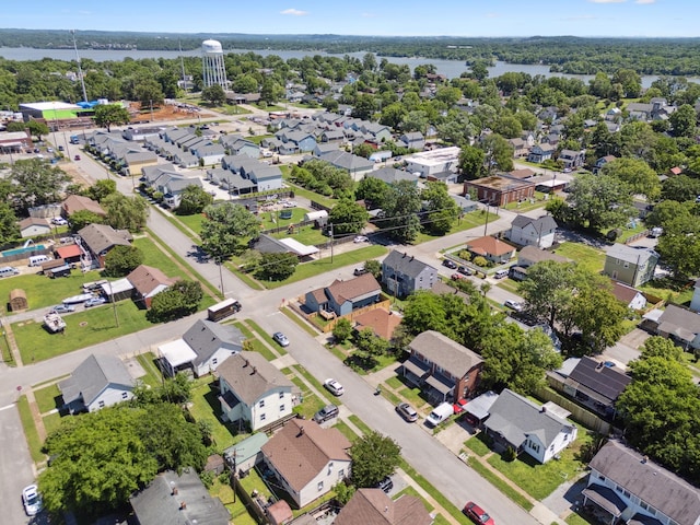 901 Elliston St, Old Hickory, TN 37138 - aerial perspective of suburban area with a large body of water