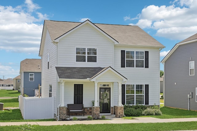 1507 Ashgrove Pl, Lebanon, TN 37087 - view of front of house featuring a shingled roof and cooling unit