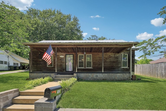 102 Nall Ave, Centerville, TN 37033 - view of front of property with a porch and metal roof