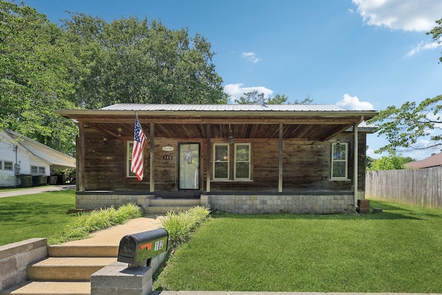102 Nall Ave, Centerville, TN 37033 - view of front of property featuring metal roof and covered porch
