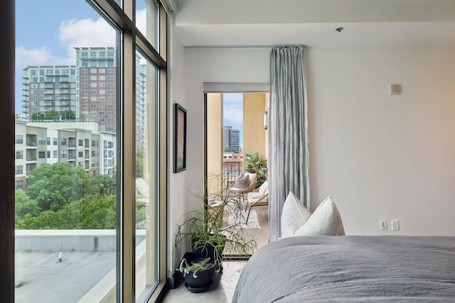 1510 Demonbreun St Unit 711, Nashville, TN 37203 - bedroom featuring a view of city