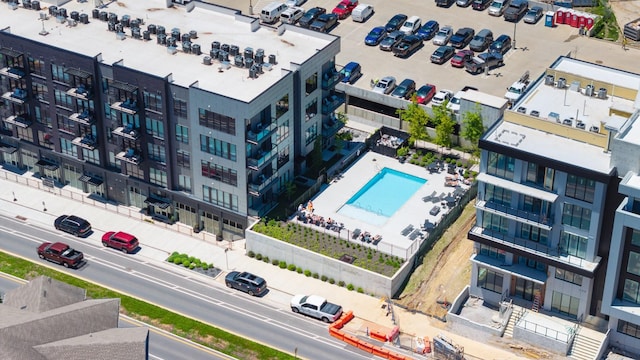 303 31st Ave N Unit 305, Nashville, TN 37203 - drone / aerial view of a pool area