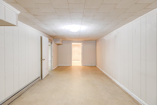 904 Cheairs Cir, Columbia, TN 38401 - empty room with baseboard heating and concrete floors