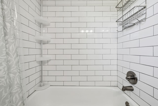 221 Cedar Creek Dr, Mount Juliet, TN 37122 - bathroom with shower / bathtub combination with curtain