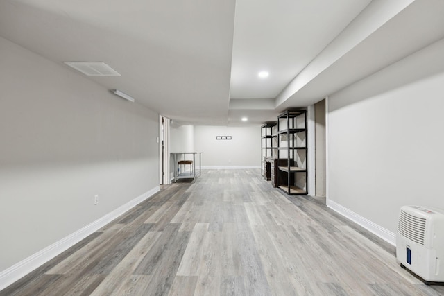 221 Cedar Creek Dr, Mount Juliet, TN 37122 - finished below grade area featuring wood finished floors, baseboards, and recessed lighting