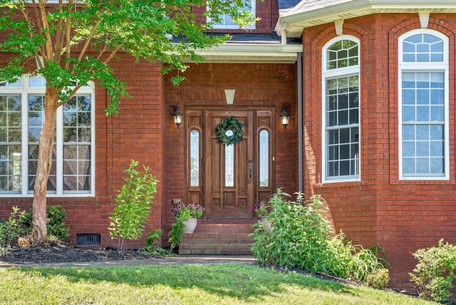 767 Dixie Ln, Pleasant View, TN 37146 - entrance to property featuring brick siding and crawl space