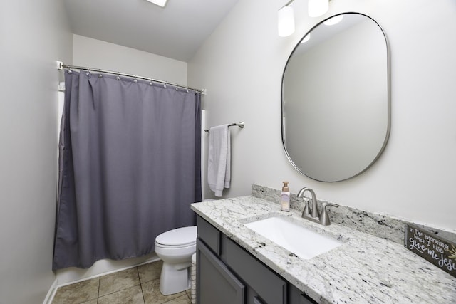 2815 Windy Way, Thompsons Station, TN 37179 - full bath featuring vanity, toilet, tile patterned floors, and shower / bath combo with shower curtain
