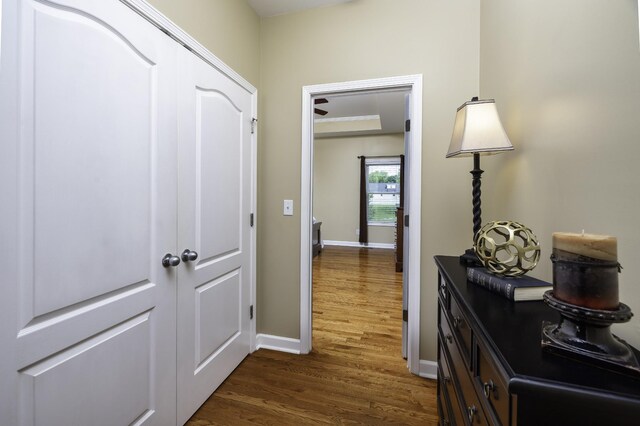 2815 Windy Way, Thompsons Station, TN 37179 - hall featuring dark wood-type flooring and baseboards