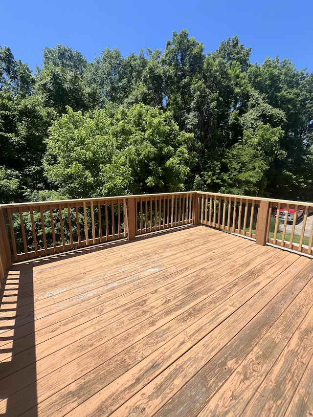 924 Granny White Rd, Clarksville, TN 37040 - view of wooden deck
