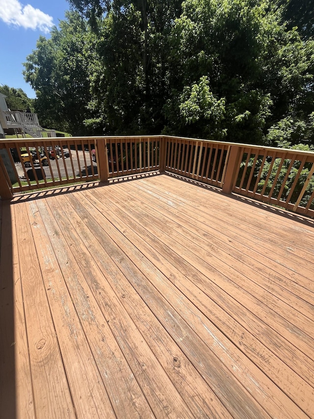 924 Granny White Rd, Clarksville, TN 37040 - deck with view of scattered trees