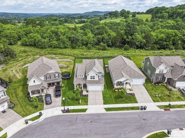 360 Gulfstream Dr, Gallatin, TN 37066 - aerial view of residential area with a forest