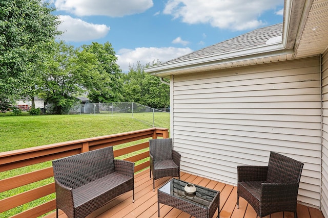 3408 Bruner Ct, Nashville, TN 37211 - view of wooden deck