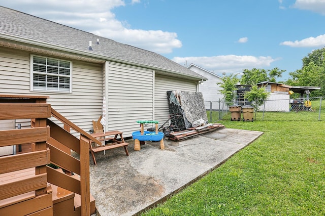 3408 Bruner Ct, Nashville, TN 37211 - view of yard with a patio