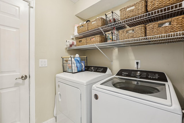 3408 Bruner Ct, Nashville, TN 37211 - washroom with independent washer and dryer