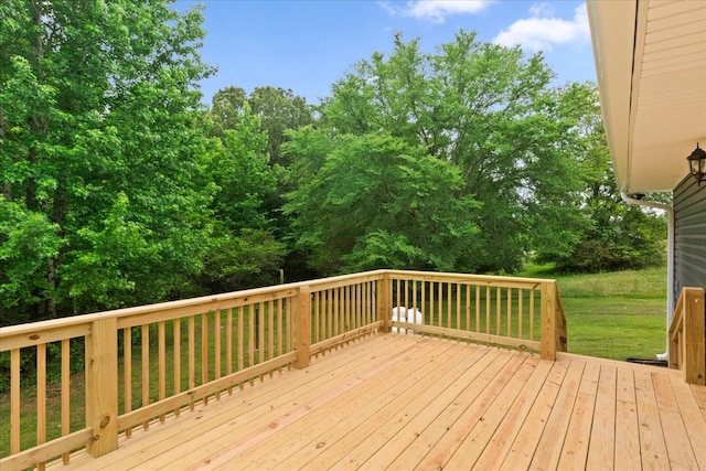 244 Beartown Rd S, Loretto, TN 38469 - wooden deck featuring a yard