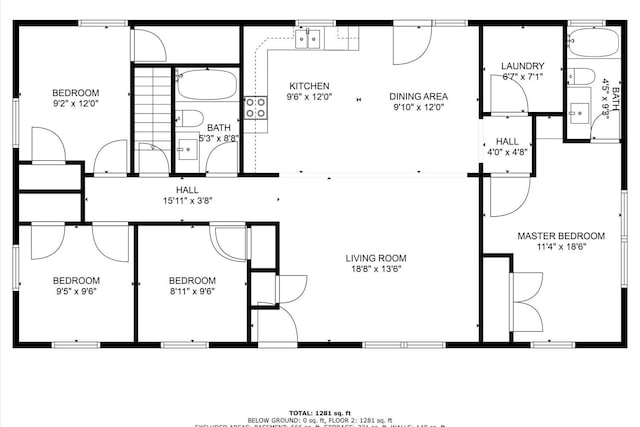 244 Beartown Rd S, Loretto, TN 38469 - home floor plan