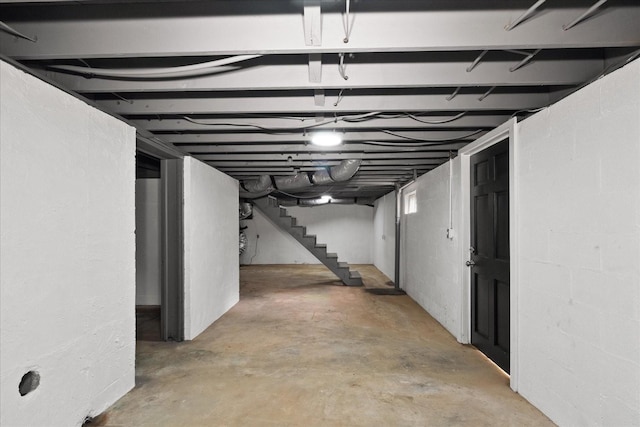 244 Beartown Rd S, Loretto, TN 38469 - finished below grade area with stairs