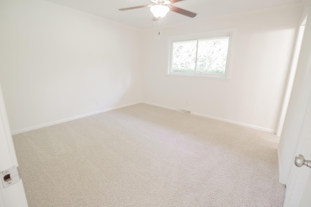 204 Tyne Blvd, Old Hickory, TN 37138 - spare room featuring ceiling fan, carpet, and baseboards