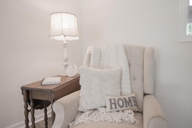 204 Tyne Blvd, Old Hickory, TN 37138 - sitting room featuring baseboards and wood finished floors
