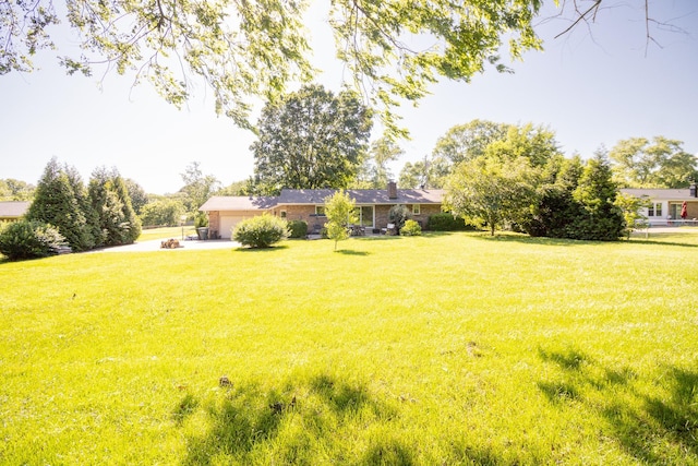 204 Tyne Blvd, Old Hickory, TN 37138 - view of green lawn featuring a garage