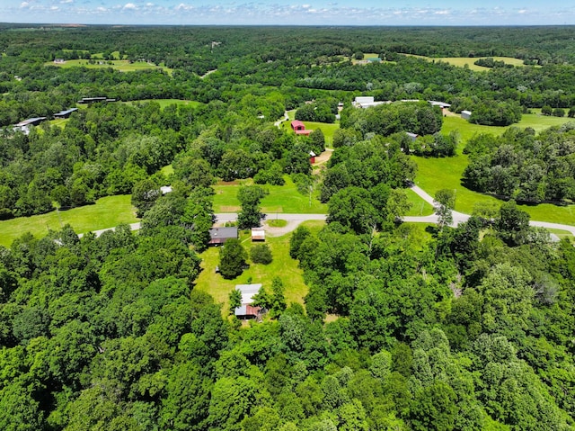 3148 Rawlings Rd, Woodlawn, TN 37191 - drone / aerial view of a heavily wooded area