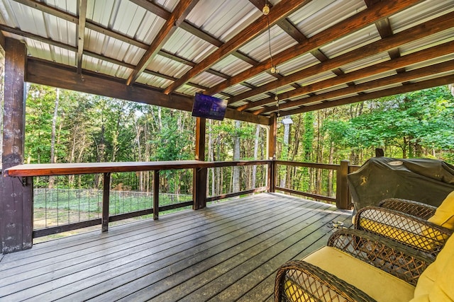 100 Station Dr, Waverly, TN 37185 - view of wooden deck