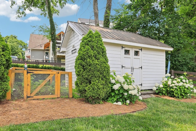 2809 Vaulx Ln, Nashville, TN 37204 - view of shed with a gate