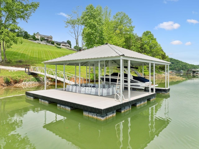 337 Lake Court Dr, Lynchburg, TN 37352 - dock featuring a water view