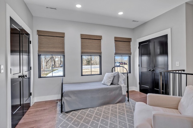 337 Lake Court Dr, Lynchburg, TN 37352 - bedroom featuring wood finished floors, baseboards, and recessed lighting