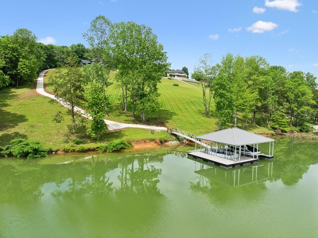 337 Lake Court Dr, Lynchburg, TN 37352 - dock area featuring a water view