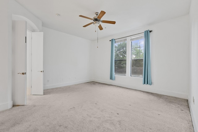 2600 Hillsboro Pike # 233, Nashville, TN 37212 - carpeted spare room with ceiling fan and baseboards