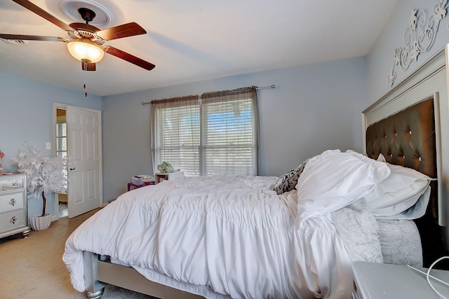 1611 Saltlick Pl, Murfreesboro, TN 37129 - bedroom with light colored carpet and a ceiling fan