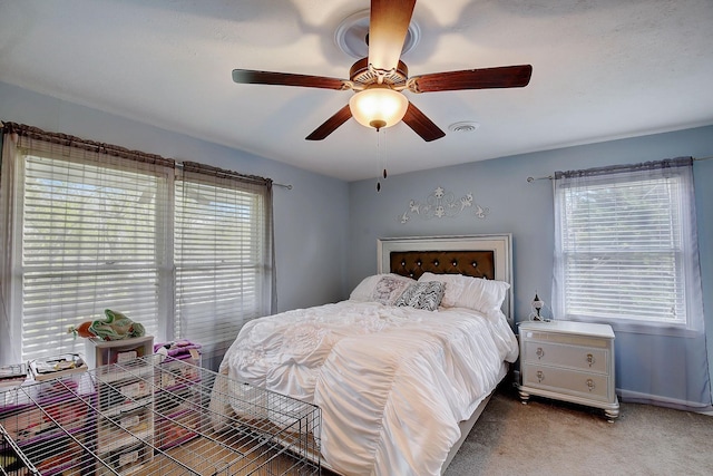 1611 Saltlick Pl, Murfreesboro, TN 37129 - carpeted bedroom with a ceiling fan and baseboards