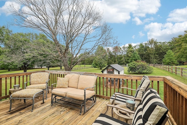 3411 Murphy Ln, Columbia, TN 38401 - view of wooden deck
