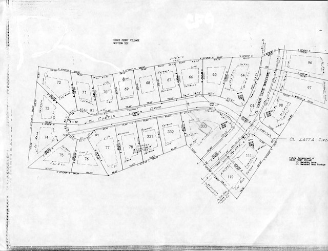 1243 Curtis Dr, Lebanon, TN 37087 - map showing property parcels
