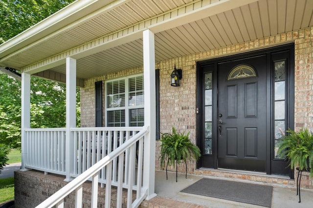 1243 Curtis Dr, Lebanon, TN 37087 - entrance to property featuring brick siding and covered porch