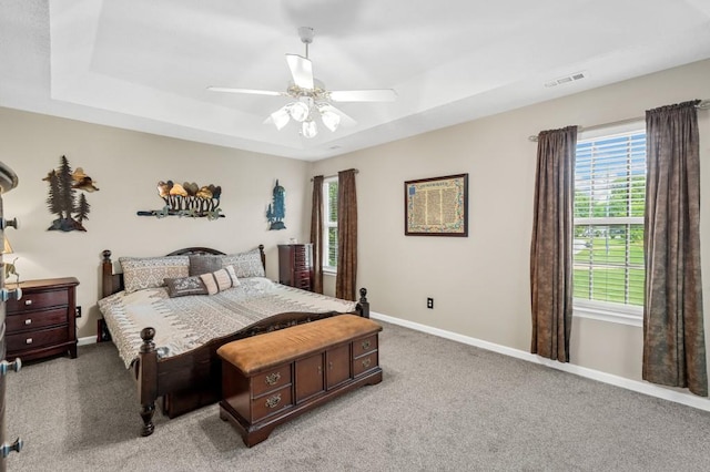 1243 Curtis Dr, Lebanon, TN 37087 - bedroom with light carpet, baseboards, and a raised ceiling