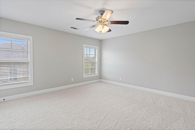 1005 Brittain Downs Dr, Nolensville, TN 37135 - carpeted empty room featuring baseboards and ceiling fan