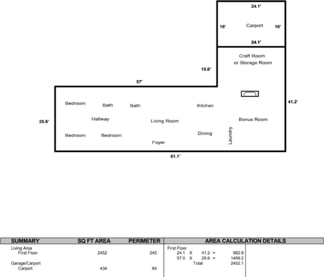1899 Berrys Chapel Ct, Franklin, TN 37069 - floor plan / room layout