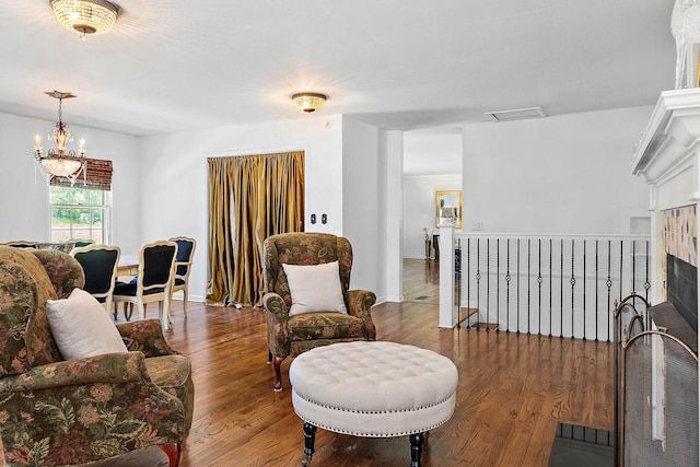 1899 Berrys Chapel Ct, Franklin, TN 37069 - living area featuring wood finished floors