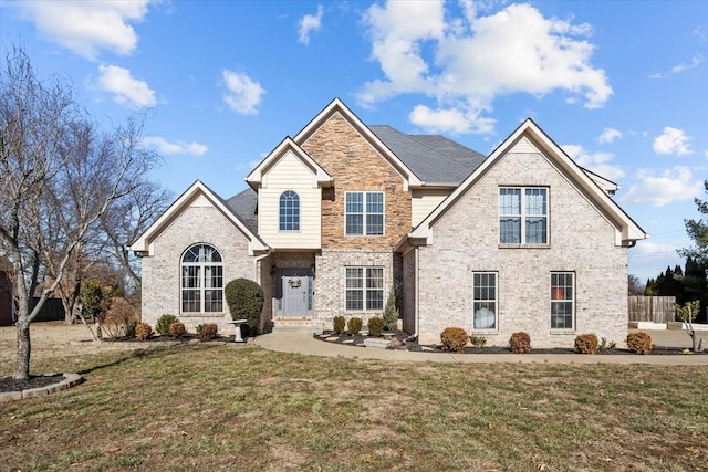 3699 Prestwicke Pl, Adams, TN 37010 - traditional home featuring a front lawn and brick siding