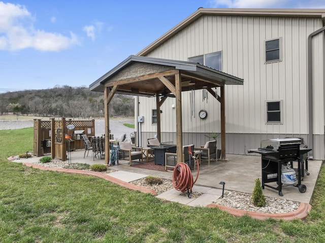 860 Old Woodbury Pike, Readyville, TN 37149 - view of patio / terrace featuring area for grilling and a gazebo