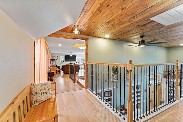 860 Old Woodbury Pike, Readyville, TN 37149 - hallway featuring wood finished floors