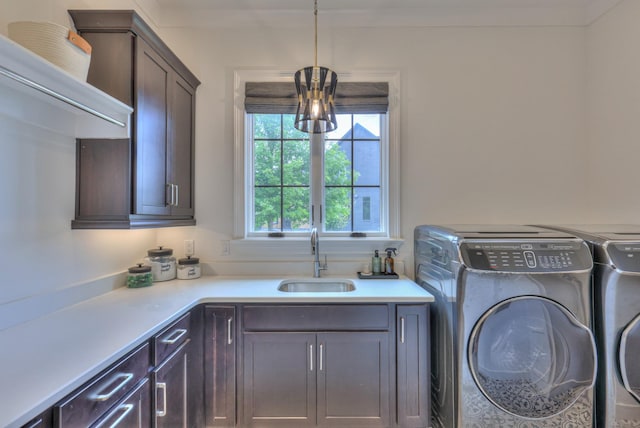 1021 Julian Way, Murfreesboro, TN 37128 - washroom featuring separate washer and dryer and cabinet space