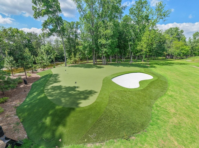 1021 Julian Way, Murfreesboro, TN 37128 - view of home's community with view of scattered trees, a putting area, and golf course view
