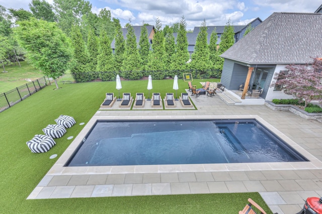 1021 Julian Way, Murfreesboro, TN 37128 - view of pool featuring a patio area and an outdoor living space